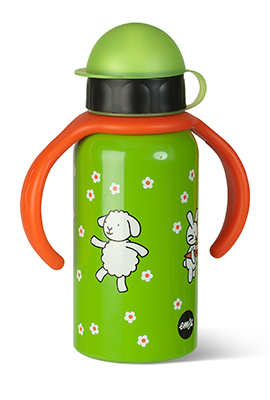 Flask with arms