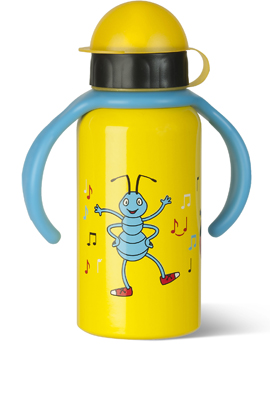 Flask with arms